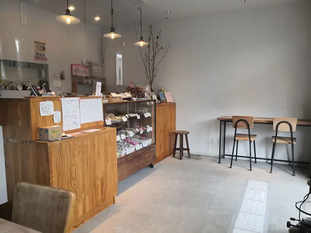 和菓子店内